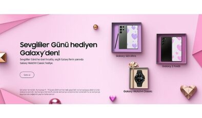 Samsung’dan Sevgililer Günü Dönemine Özel Kampanya: Galaxy Ailesinden Seçili Telefonları Alanlara, Galaxy Watch4 Classic Hediye!